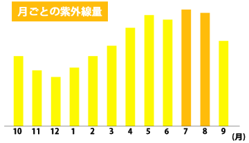 紫外線グラフ